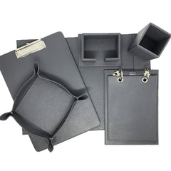 Kit de Escritório em Couro Personalizado