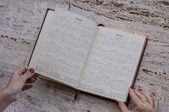 Planner My Days 2026 Tangerina Liso Pronta Entrega