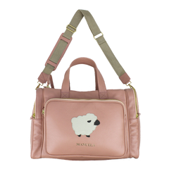 Baby Weekend Bag Ovelha em Couro Personalizada
