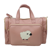 Baby Weekend Bag Ovelha em Couro Personalizada