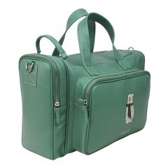 Baby Weekend Bag Urso Polar em Couro Personalizada