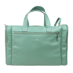 Baby Weekend Bag Urso Polar em Couro Personalizada