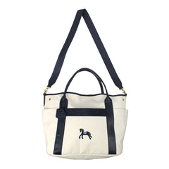 Bolsa de Bebê Large Cavalo Joca em Algodão e Couro Personalizada