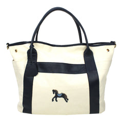 Bolsa de Bebê Large Cavalo Joca Marinho Liso com Sky Liso e Fendi Pronta Entrega