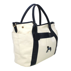 Bolsa de Bebê Large Cavalo Joca Marinho Liso com Sky Liso e Fendi Pronta Entrega