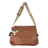 Bolsa de Bebê Tag Divino Espírito Santo em Couro Personalizada