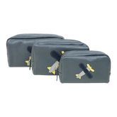 Kit Necessaire Little Plane em Couro Personalizado