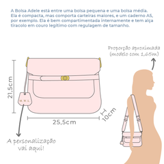 Bolsa Adele Caramelo Liso Pronta Entrega