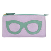 Porta Óculos Lunettes Lilás Lesard com Jade Pronta Entrega