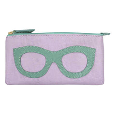 Porta Óculos Lunettes Lilás Lesard com Jade Pronta Entrega