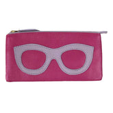 Porta Óculos Lunettes Pink Lesard com Lilás Lesard Pronta Entrega