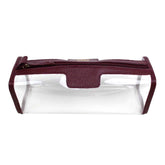 Porta Pincel Crystal Burgundy Liso Pronta Entrega