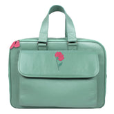 Mala de Bebê Tulipa em Couro Personalizada