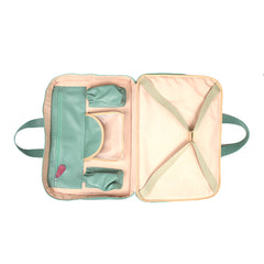 Mala de Bebê Tulipa em Couro Personalizada