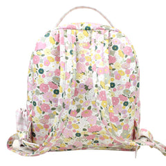 Mochila M Ballet Estampa Ditsy Rosa com Xadrez Rosa Pronta Entrega