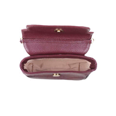 Bolsa Nano Adele Burgundy Liso Pronta Entrega