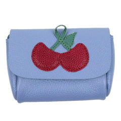 Bolsa Infantil Cereja em Couro Personalizada