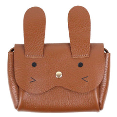 Bolsa Infantil Ursinho em Couro Personalizada