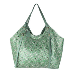 Bolsa Alix Estampa Paisley Verde com Jade Pronta Entrega