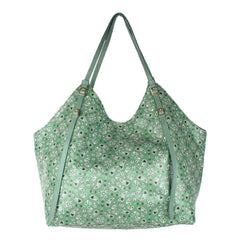 Bolsa Alix Estampa Paisley Verde com Jade Pronta Entrega