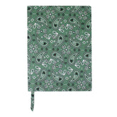 Caderno My Notes Estampa Paisley Verde Pronta Entrega