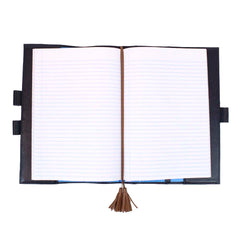 Caderno Toujours G Marinho Liso com Caramelo Liso Pronta Entrega