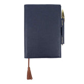 Caderno Toujours P Marinho Liso com Caramelo Liso Pronta Entrega