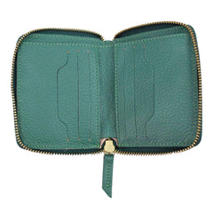 Carteira de Dinheiro Zíper P Esmeralda Pronta Entrega