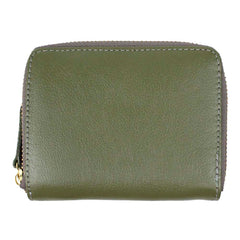 Carteira de Dinheiro Zíper P Oliva Pronta Entrega