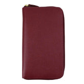 Carteira de Viagem Miami para 8 Passaportes Burgundy Liso Pronta Entrega