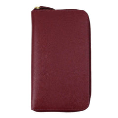 Carteira de Viagem Miami para 8 Passaportes Burgundy Liso Pronta Entrega