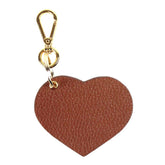 Chaveiro Coração Caramelo Liso Pronta Entrega