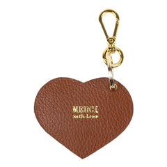 Chaveiro Coração Caramelo Liso Pronta Entrega