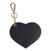 Chaveiro Coração Preto Liso Pronta Entrega