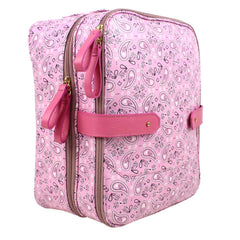 Extra Bag Estampa Paisley Rosa com Rosa Orquídea Pronta Entrega