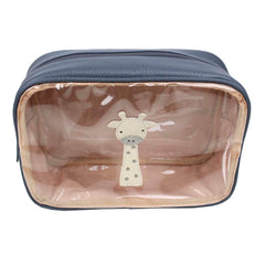 Necessaire Anne Beach Girafinha Masculino em Couro e Vinil Personalizada