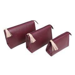 Kit Necessaire Louise Burgundy Liso com Rose Liso Pronta Entrega