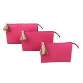 Kit Necessaire Louise Pink Prada com Rose Liso Pronta Entrega