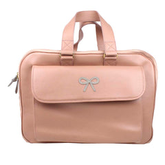 Mala de Bebê Laço Rococó Algodão Doce Liso com Atmosfera Pronta Entrega