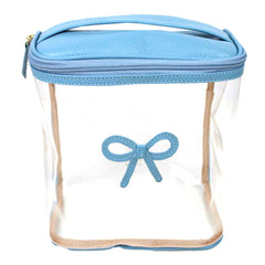 Necessaire Mami Laço Rococó Aqua Liso Pronta Entrega