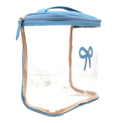 Necessaire Mami Laço Rococó Aqua Liso Pronta Entrega