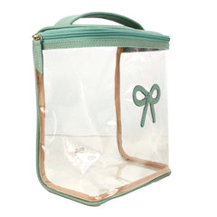 Necessaire Mami Laço Rococó Menta Liso Pronta Entrega