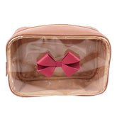 Necessaire Anne Beach Laço em Couro e Vinil Personalizada