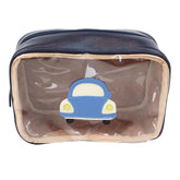 Necessaire Anne Beach Little Car Marinho Liso com Beach Pronta Entrega