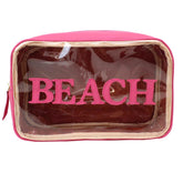 Necessaire Anne Beach Pink Prada Pronta Entrega