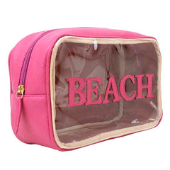 Necessaire Anne Beach Pink Prada Pronta Entrega