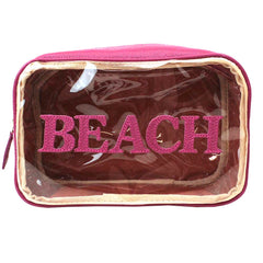 Necessaire Anne Beach em Couro Personalizado