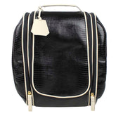 Necessaire Bruna Preto Paris com Off White Lesard Pronta Entrega