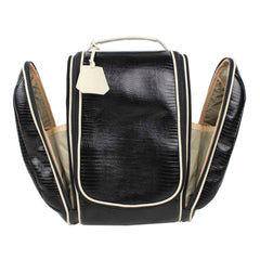 Necessaire Bruna Preto Paris com Off White Lesard Pronta Entrega