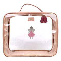 Necessaire Crystal G Fadinha em Couro e Vinil Personalizado
